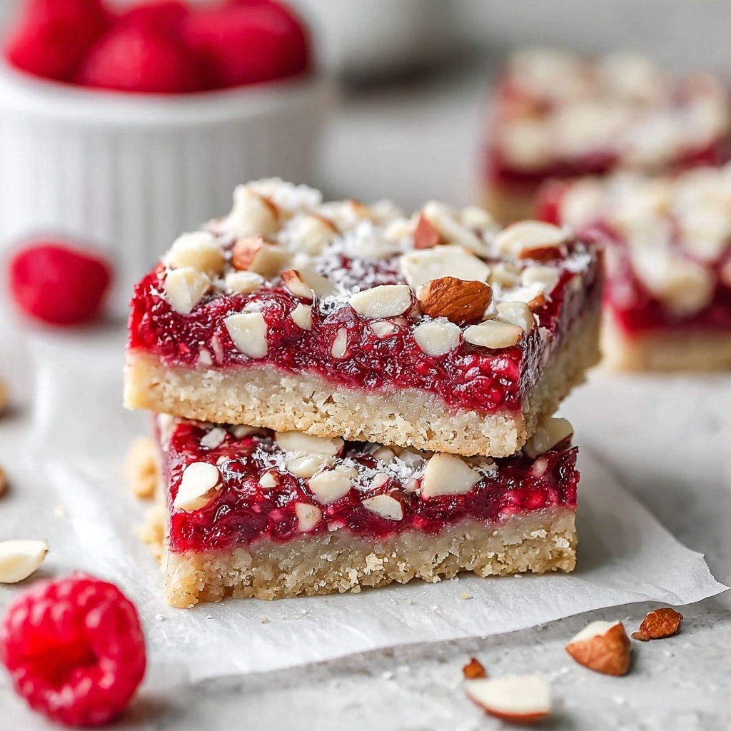 Sugar-Free Raspberry Coconut Bars for Guilt-Free Indulgence Recipe - Recipe Image