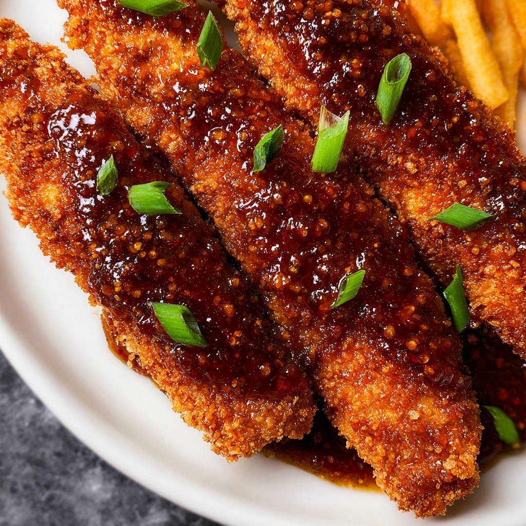 Crispy Honey Butter Chicken Tenders Recipe - Recipe Image