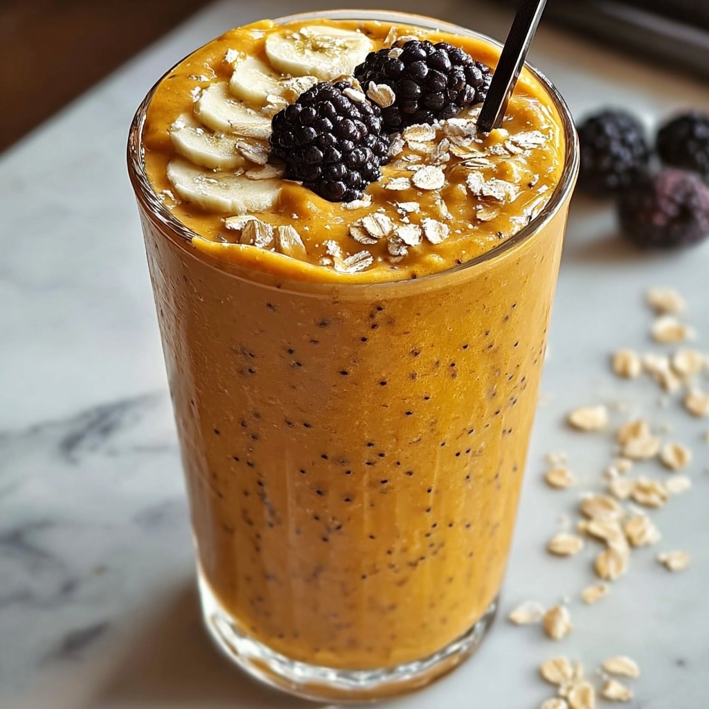 Golden Turmeric Latte Overnight Oats for a Bright Morning Boost Recipe - Recipe Image