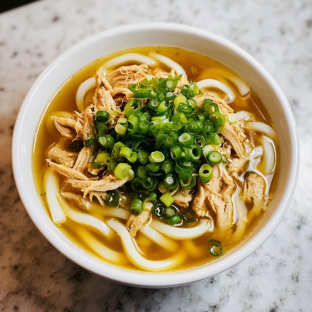Chicken Udon Soup Recipe - Recipe Image