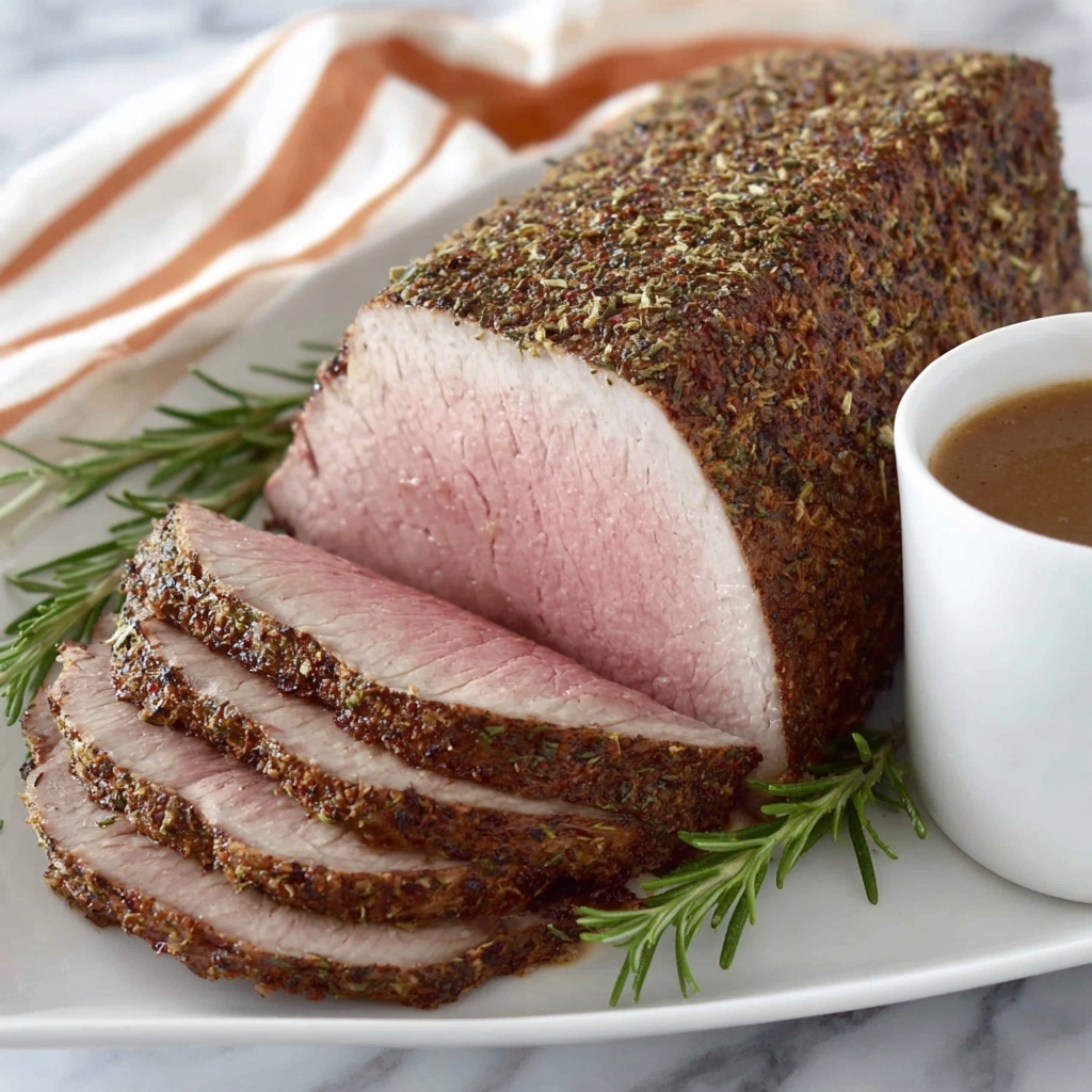 Herb Crusted Sirloin Tip Roast Recipe - Recipe Image