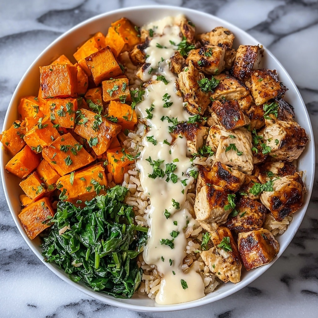 Chicken Sweet Potato Bowl: Your Easy High-Protein Meal! Recipe - Recipe Image