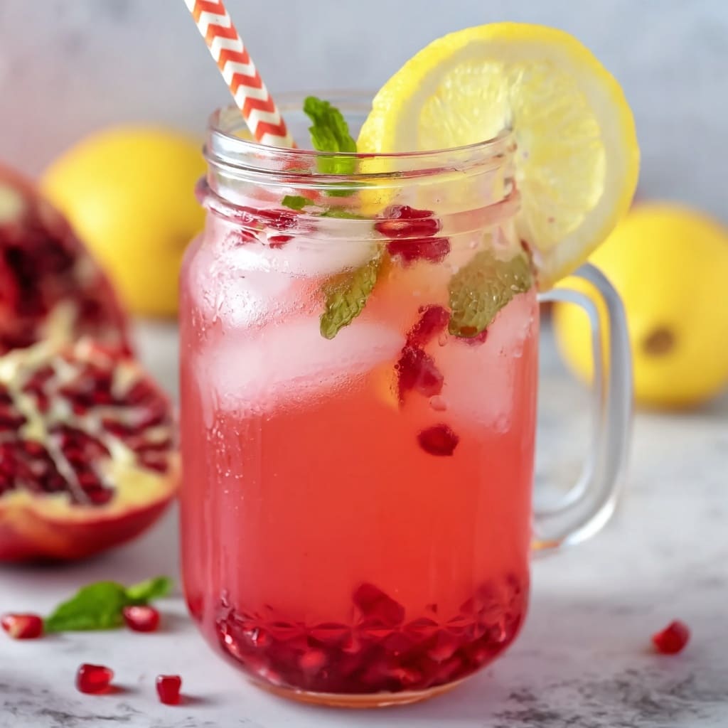 Pomegranate Lemonade Recipe - Recipe Image