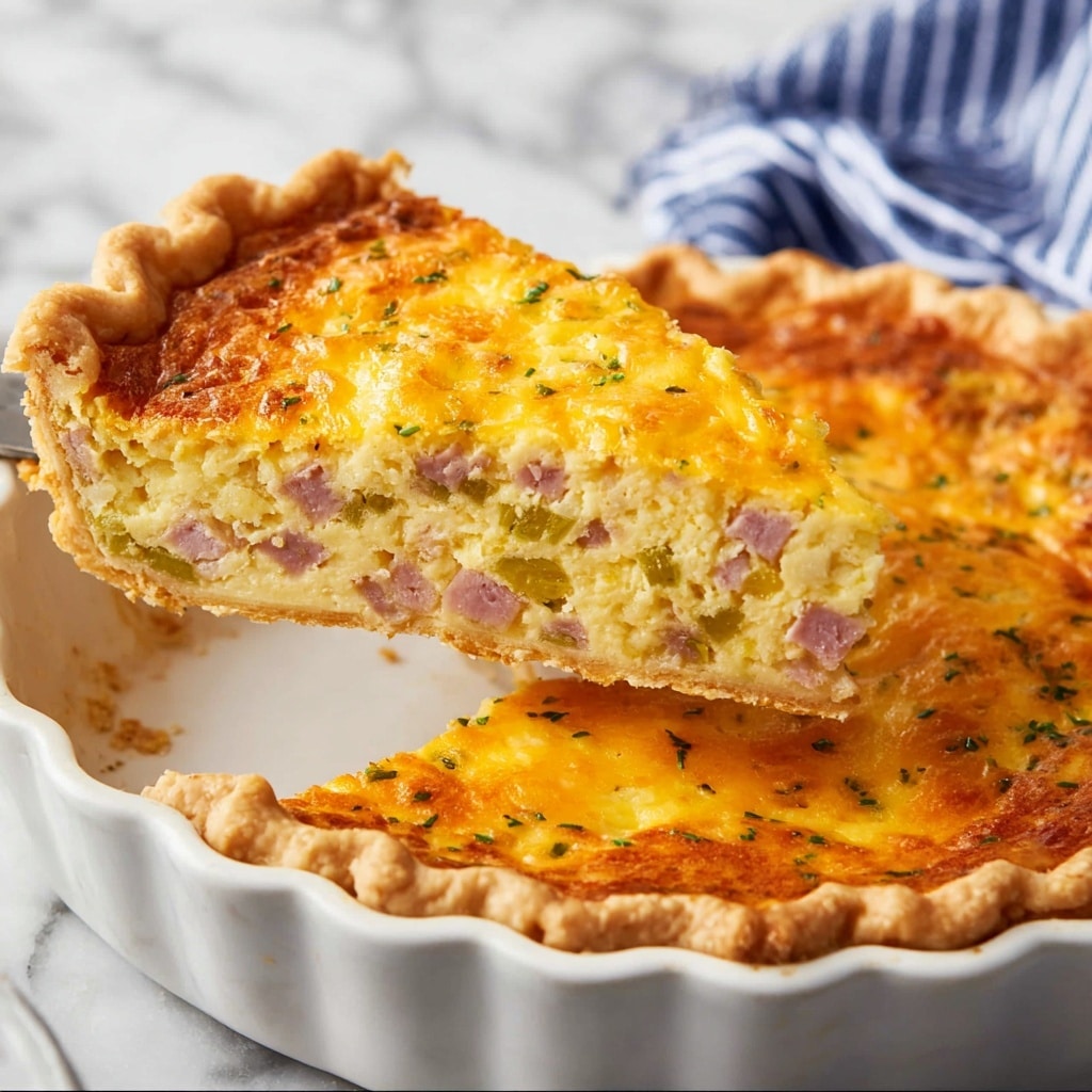 Ham and Cheese Quiche Recipe - Recipe Image