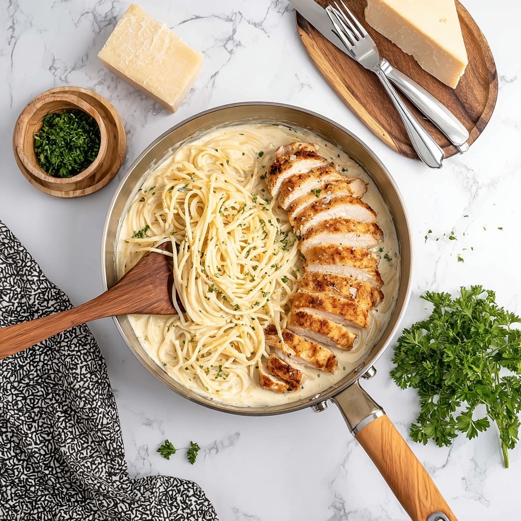 Creamy Chicken Pasta Recipe - Recipe Image
