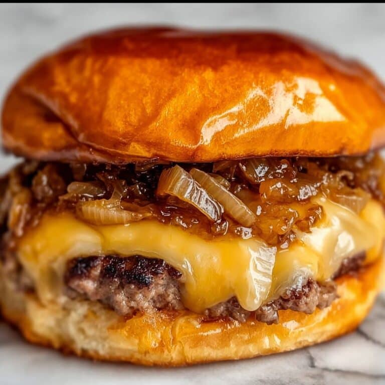 October Festival Pretzel Bun Beer Cheese Burger Recipe