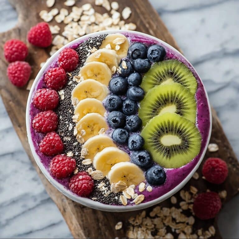 Energizing Breakfast Smoothie Bowl for a Vibrant Morning Boost Recipe