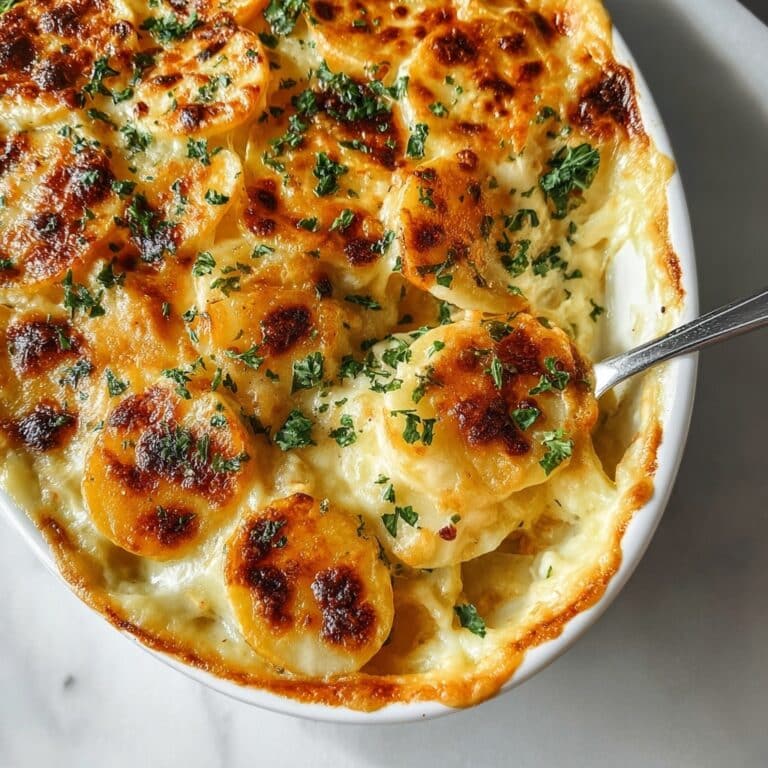 Dad’s Creamy & Cheesy Au Gratin Potatoes Recipe