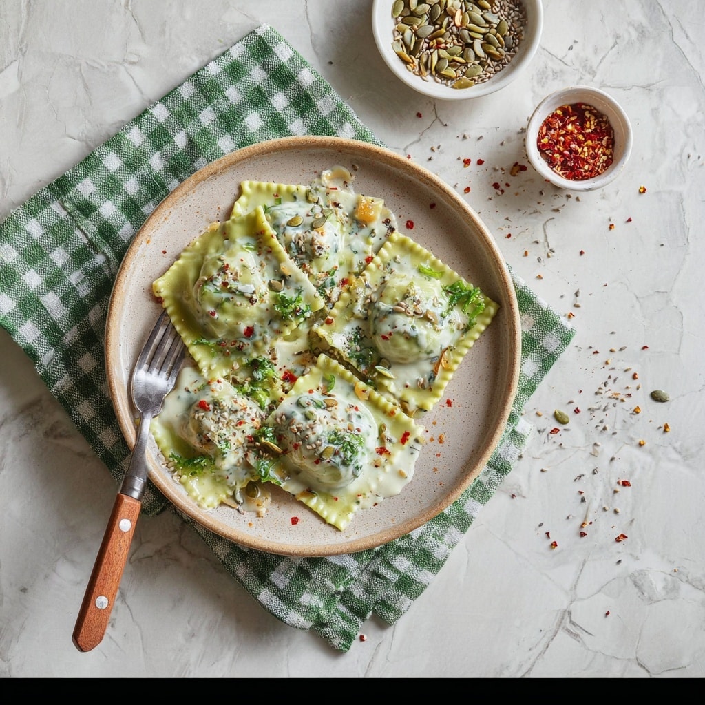 Easy Homemade Ravioli with Tomato Sauce Recipe