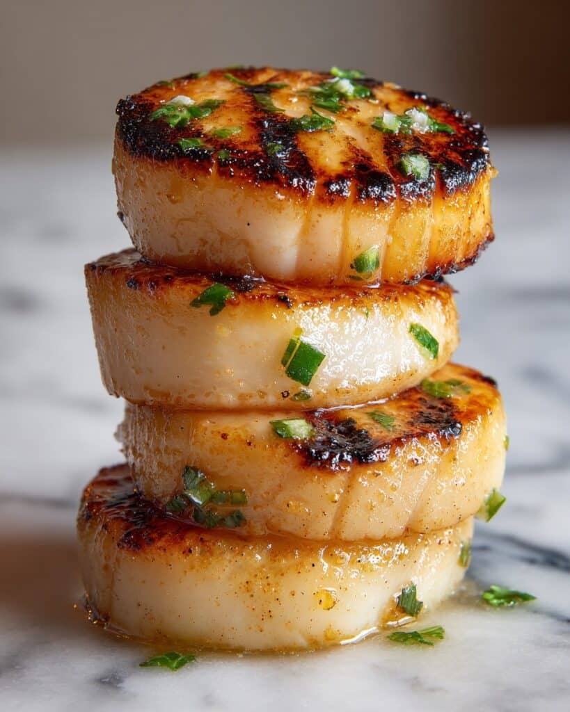 Seared Scallops with Spicy Cajun Cream Sauce Recipe