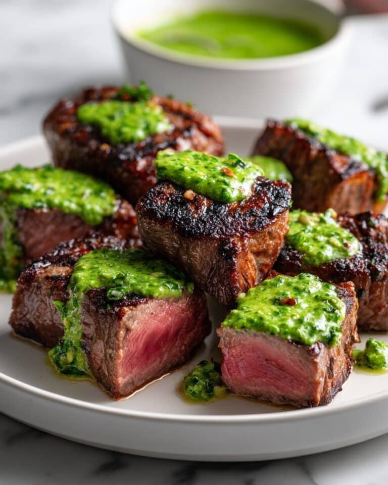 Grilled Steak with Chimichurri Sauce Recipe