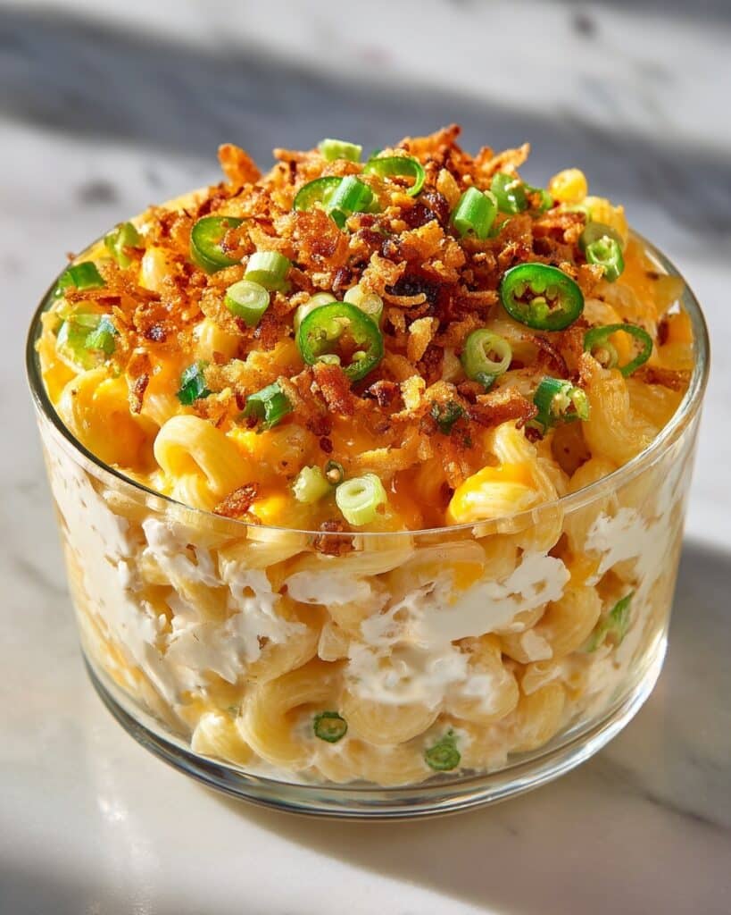 Cheesy Jalapeño Popper Pasta Salad Recipe