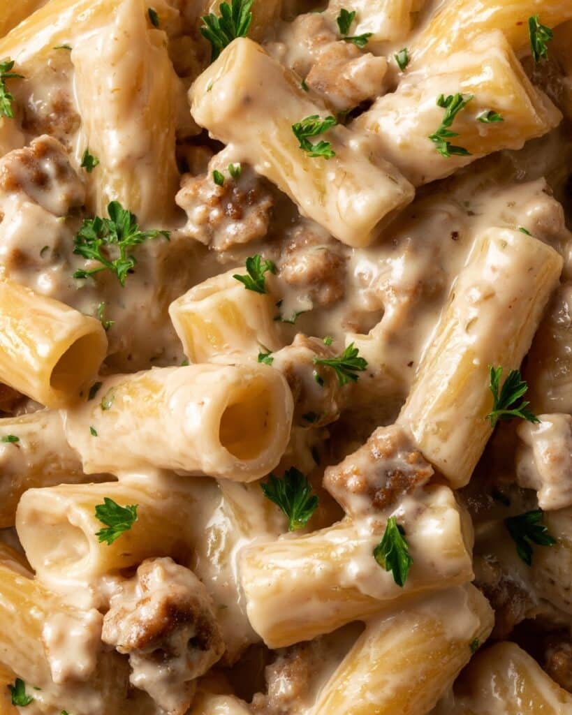 Creamy Slow Cooker Beef Pasta Recipe