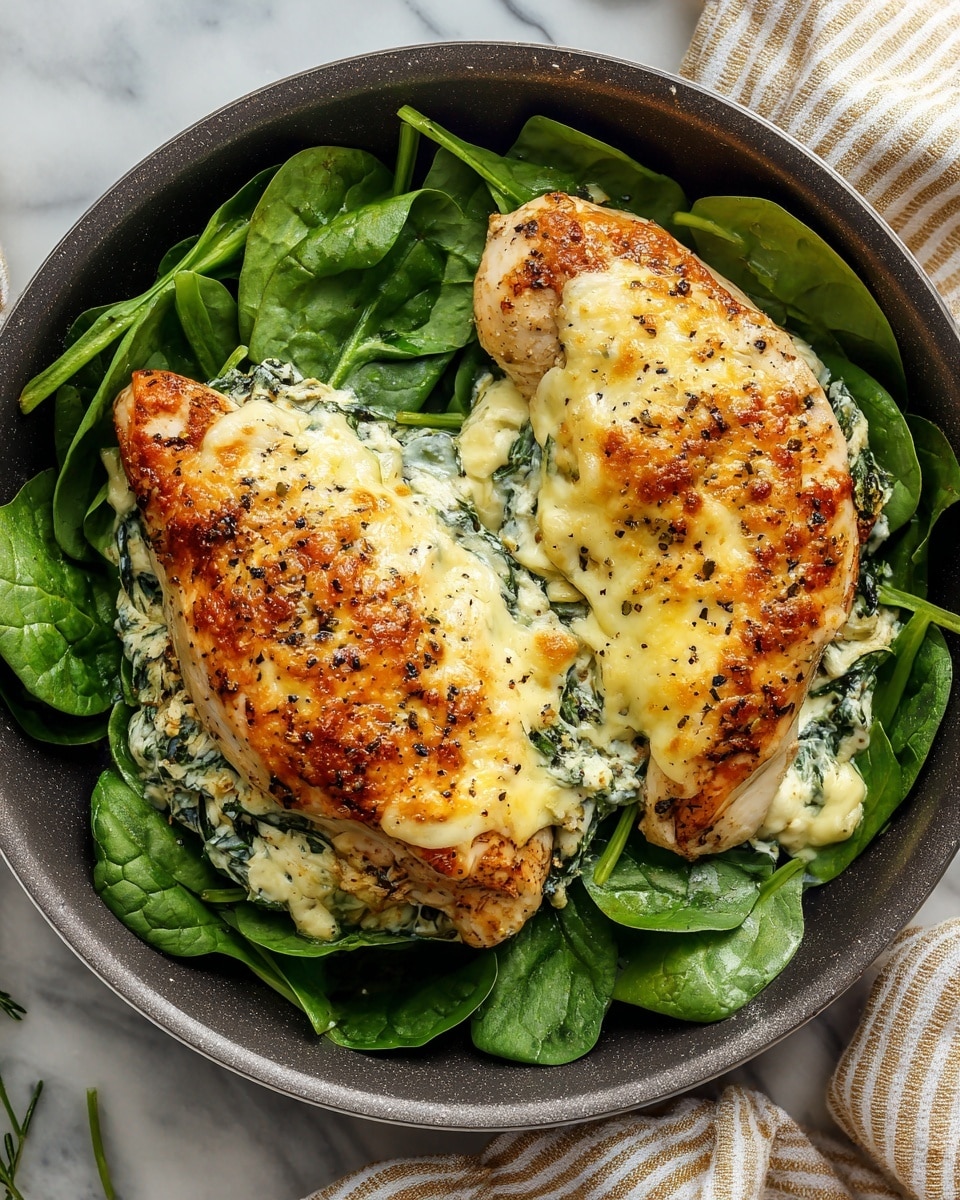 Spinach and Cheese Stuffed Chicken Breast Recipe