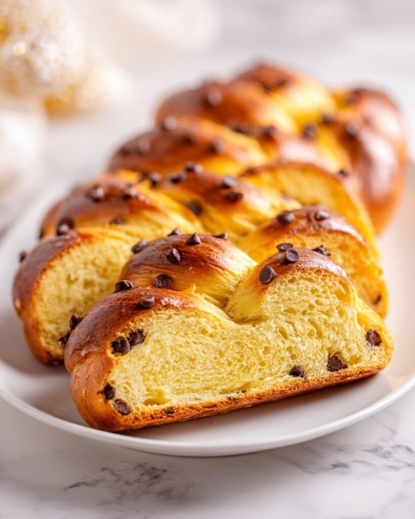 Chocolate Chip Vanilla Custard Brioches Recipe