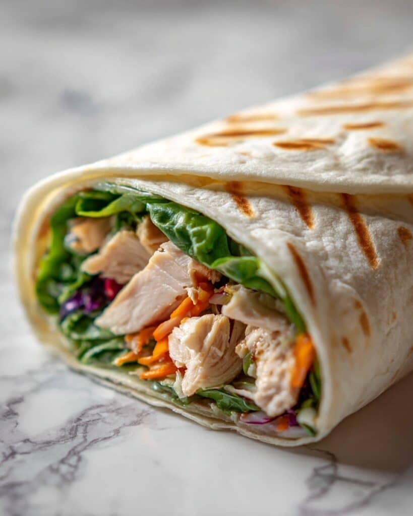Asian Chicken Salad Wraps Recipe