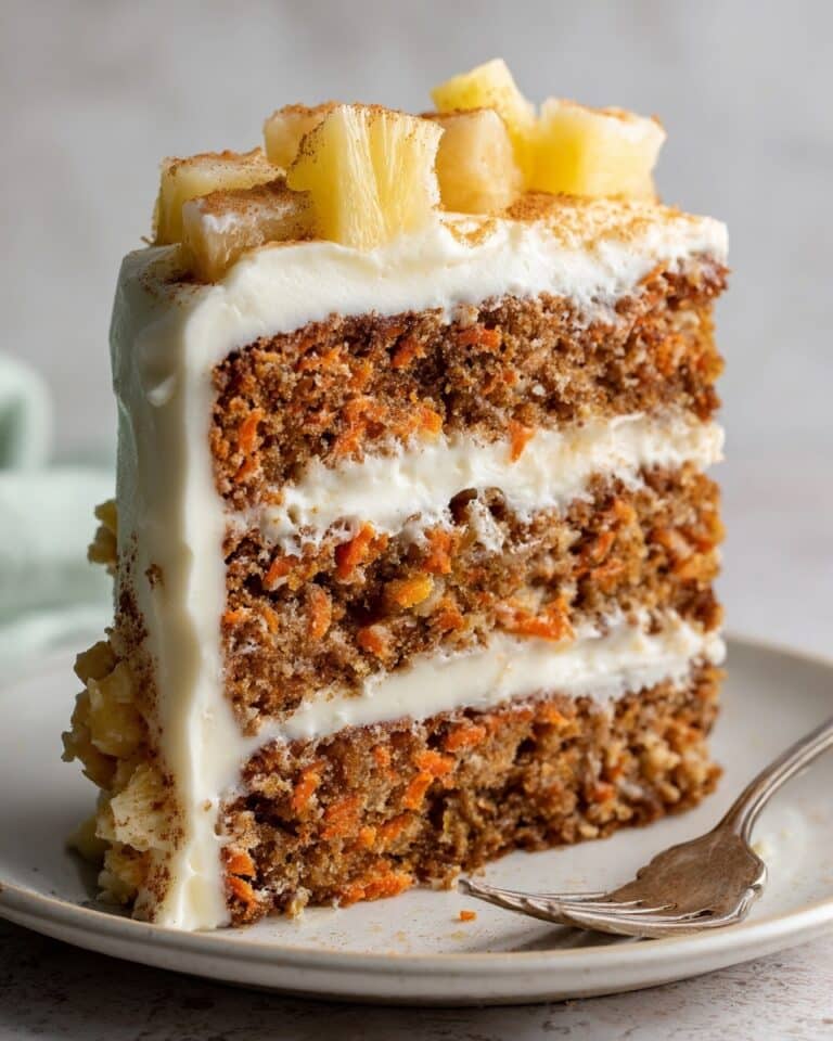 Pineapple Carrot Cream Cake Recipe