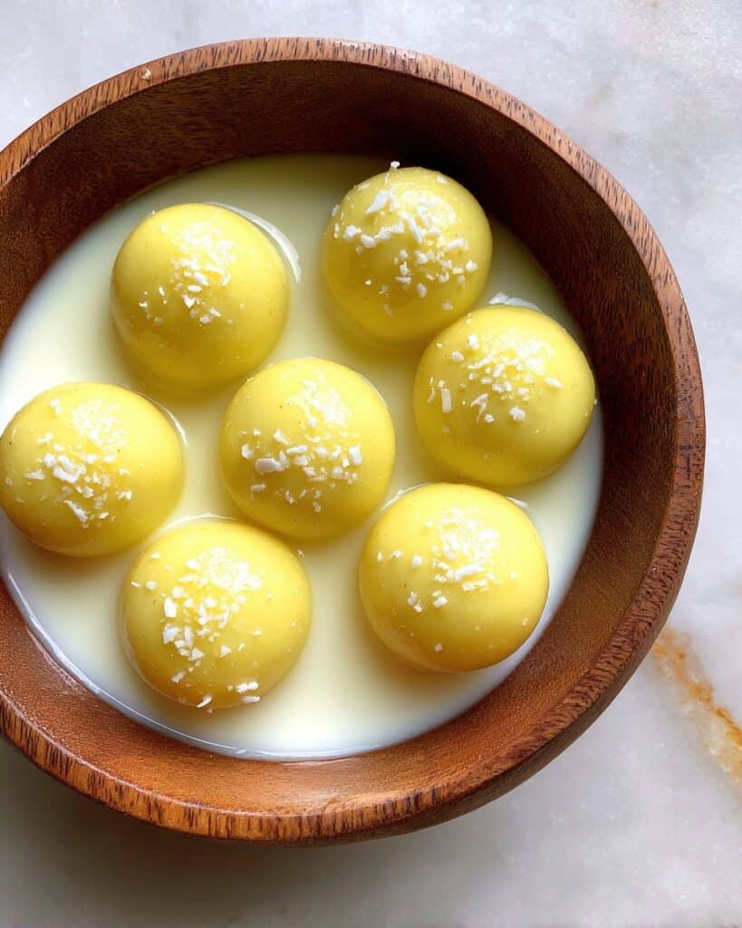 Easy Coconut Condensed Milk Balls Recipe