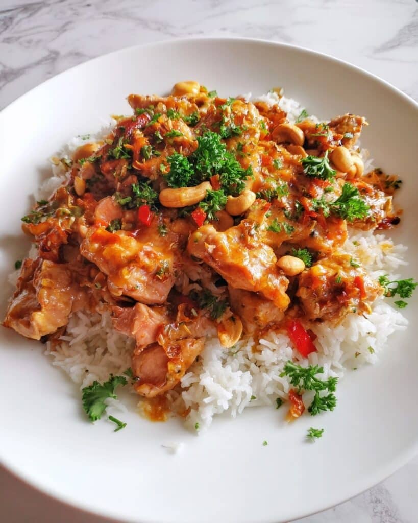 Slow Cooker Peanut Chicken Recipe