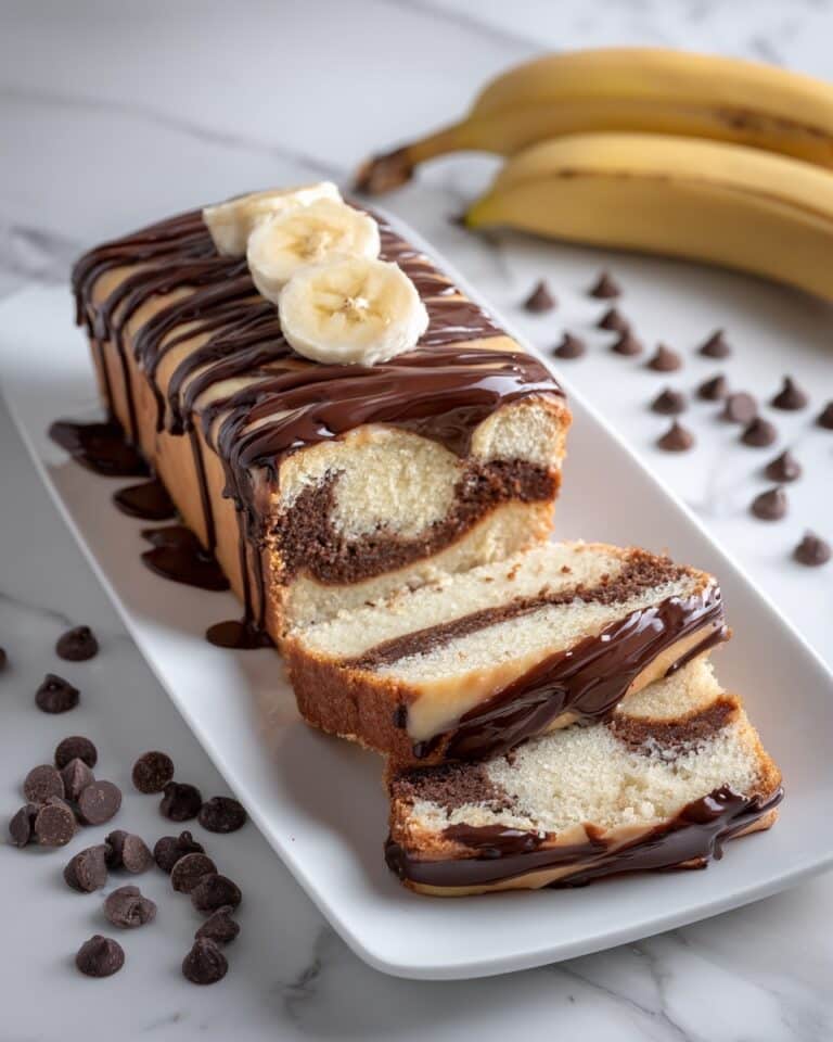 Chocolate Marble Banana Bread Recipe