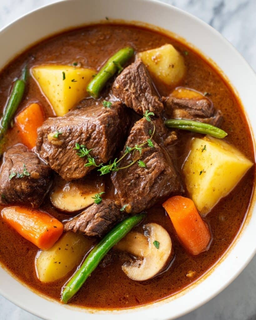 Hearty Chicken Stew with Vegetables and Tomatoes Recipe