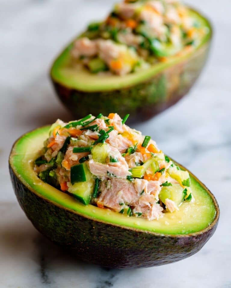 Salmon-Stuffed Avocados Recipe