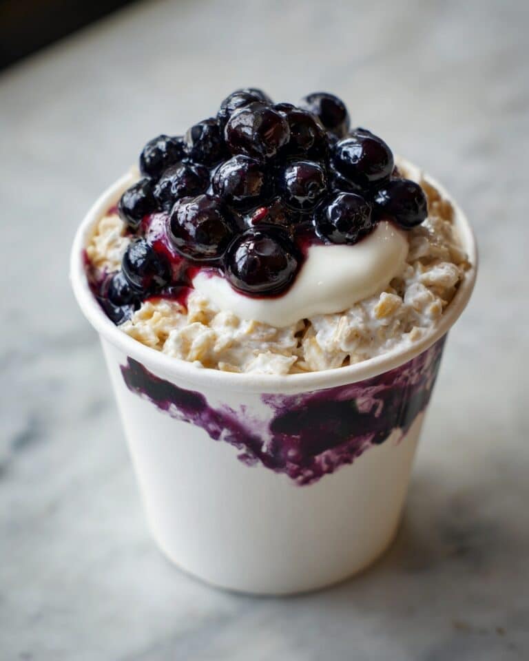 Blueberry Cheesecake Baked Oats Recipe