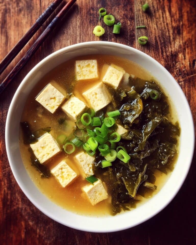Homemade Miso Soup with Tofu Recipe