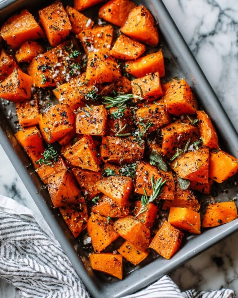 Roasted Spiced Butternut Squash Recipe
