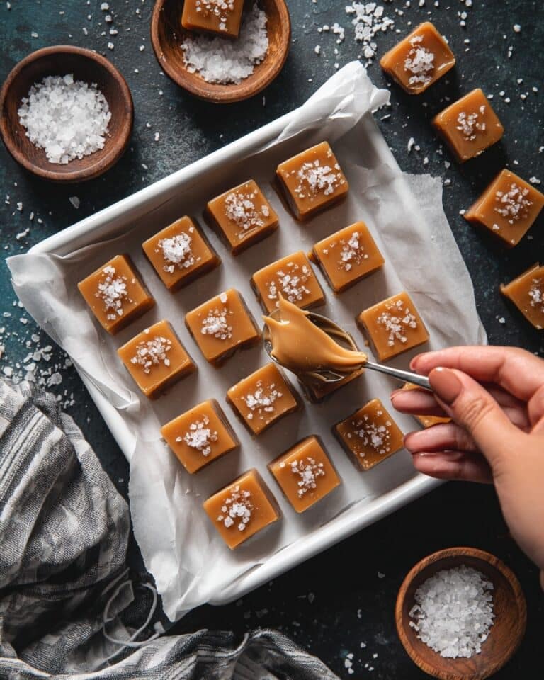 Easy Salted Caramels Recipe