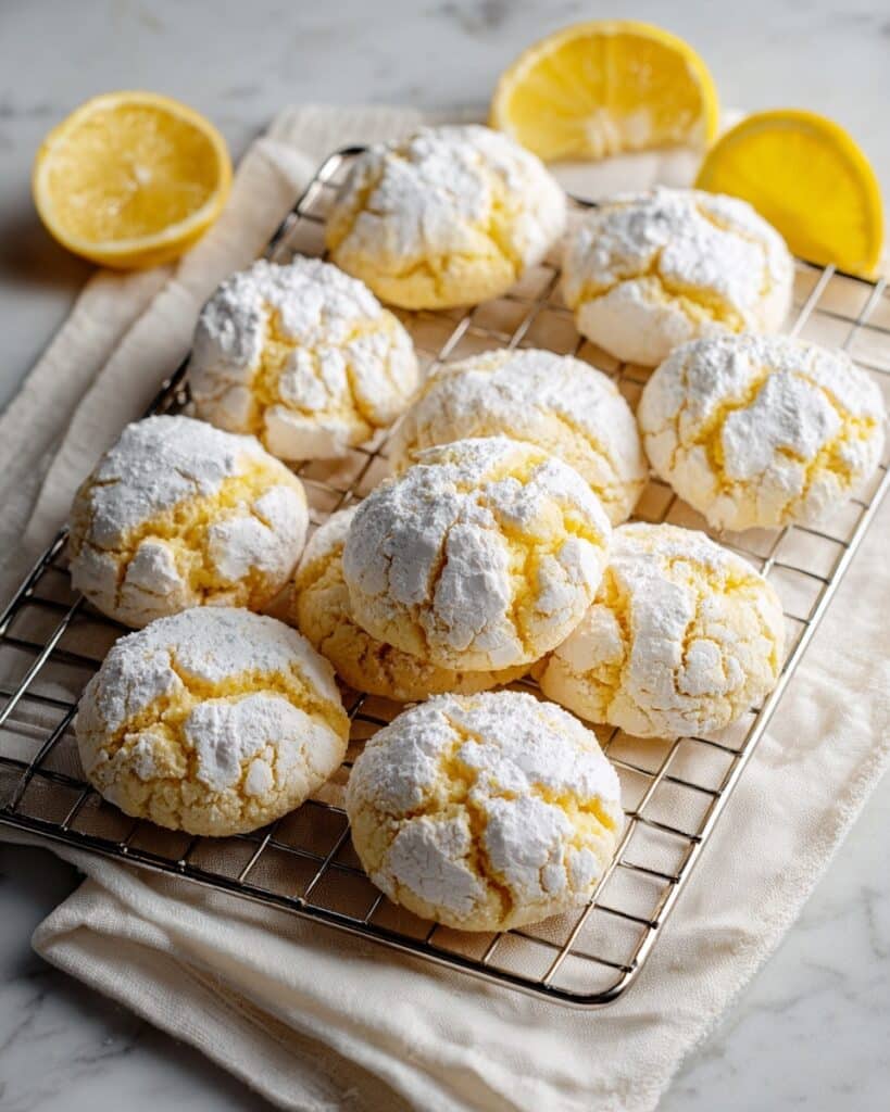 Lemon Crinkle Cookies Recipe