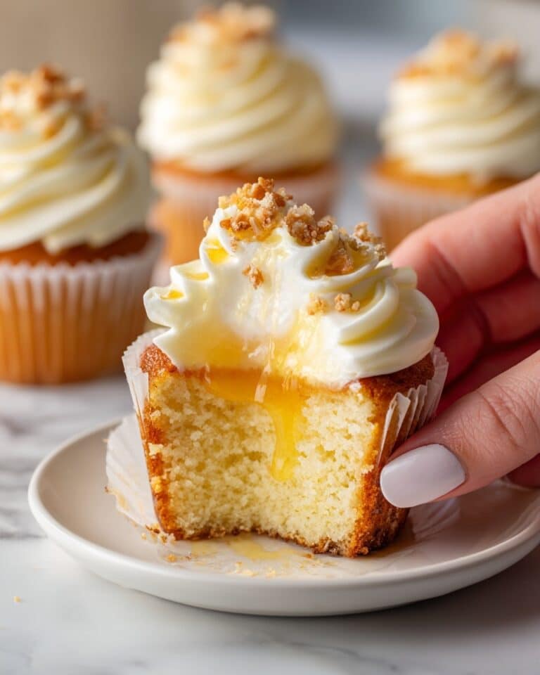 Honey Peach Cream Cheese Cupcakes Recipe