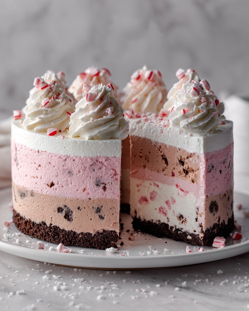 Peppermint Ice Cream Cake Recipe