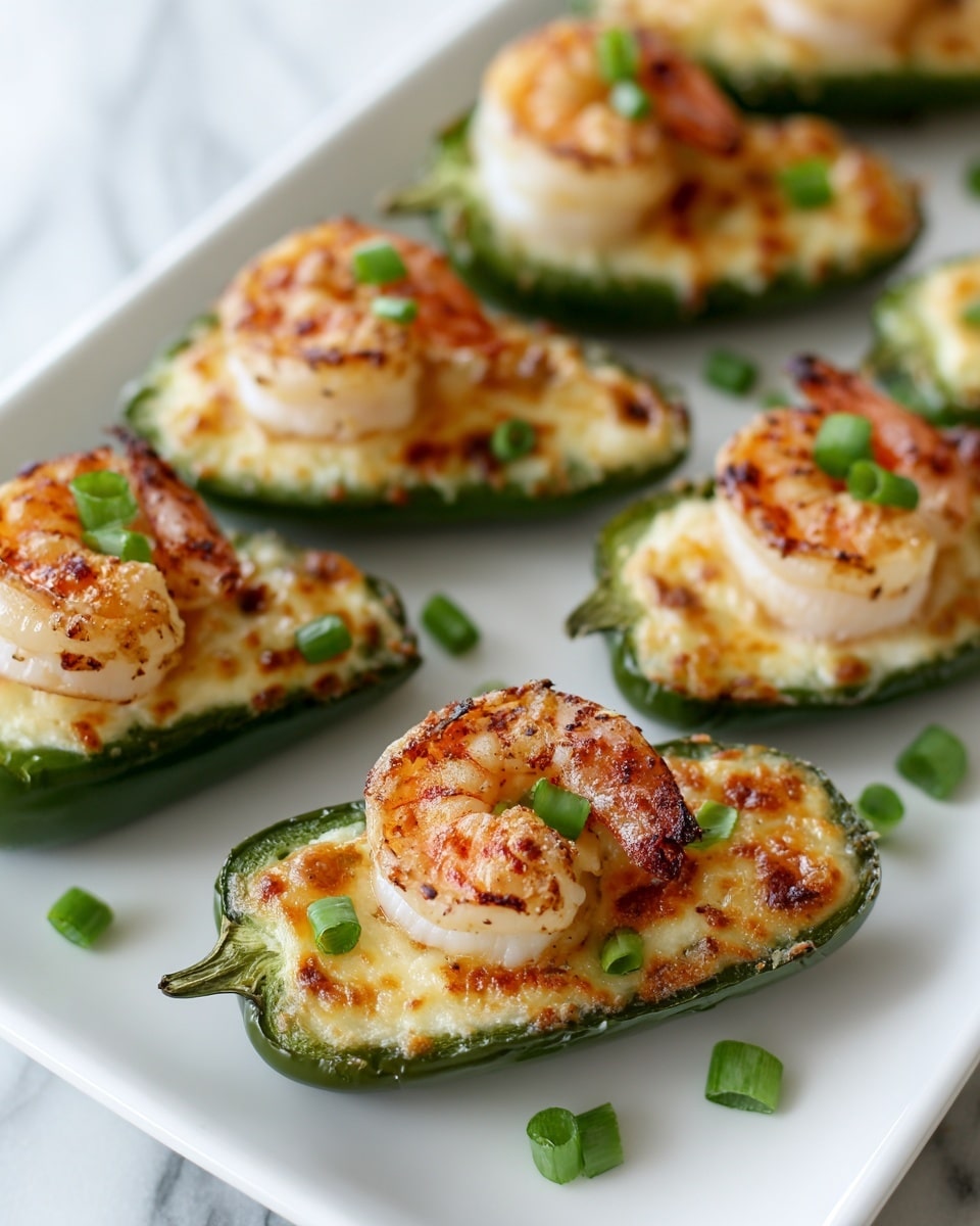 Fiery Cajun Shrimp Stuffed Jalapeños Recipe - Recipe Image