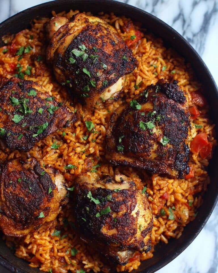 One Pan Tomato Basil Chicken and Rice Recipe