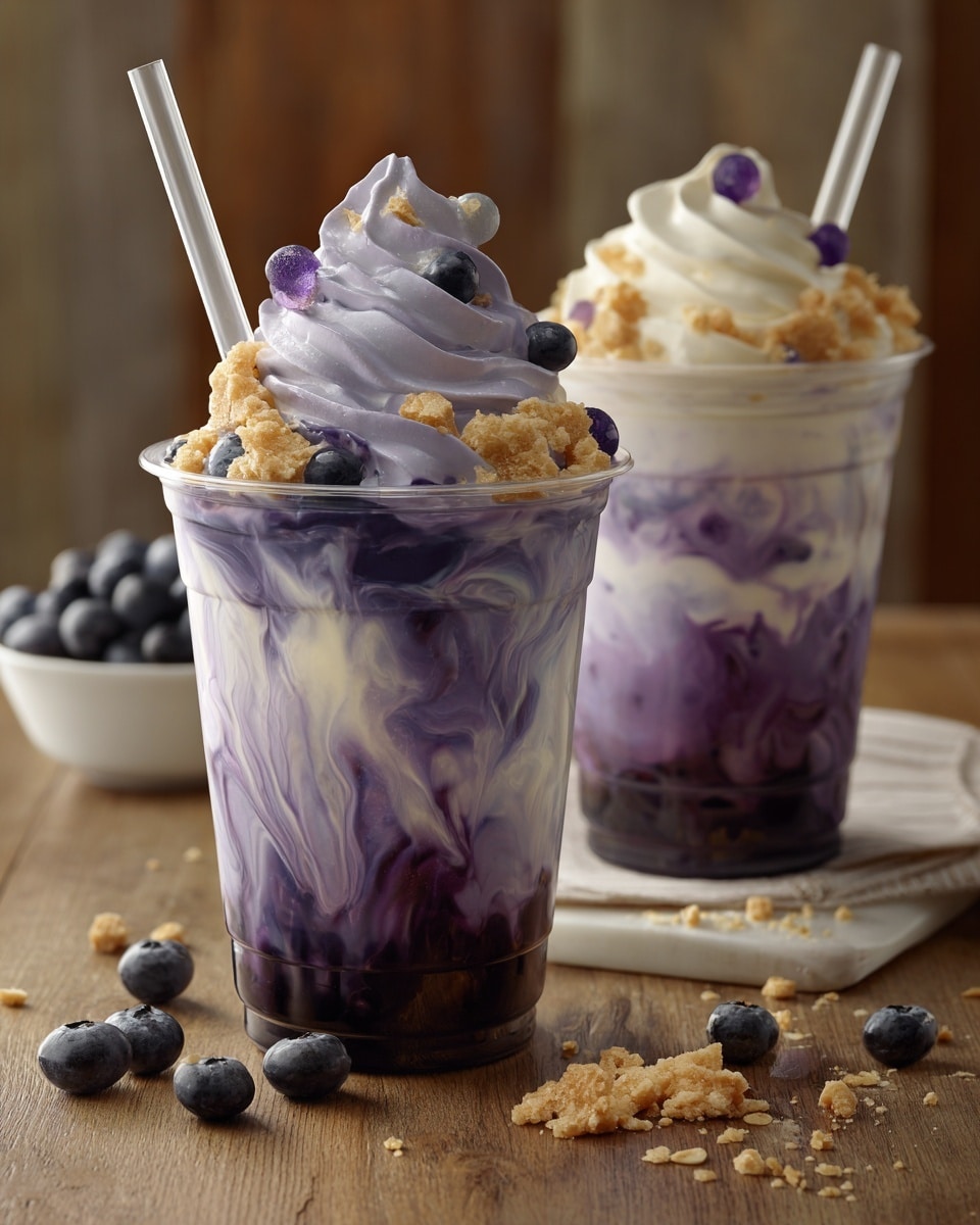 Blueberry Cheesecake Frappuccino Recipe - Recipe Image
