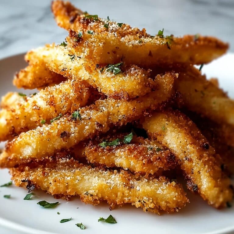 Oven-Baked Crispy Parmesan Chicken Tenders Recipe