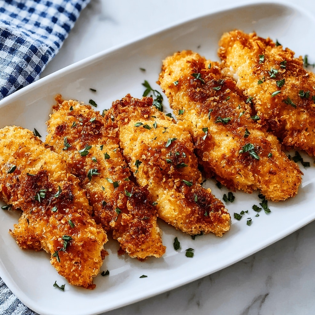 Crispy Parmesan Ranch Chicken Tenders Recipe