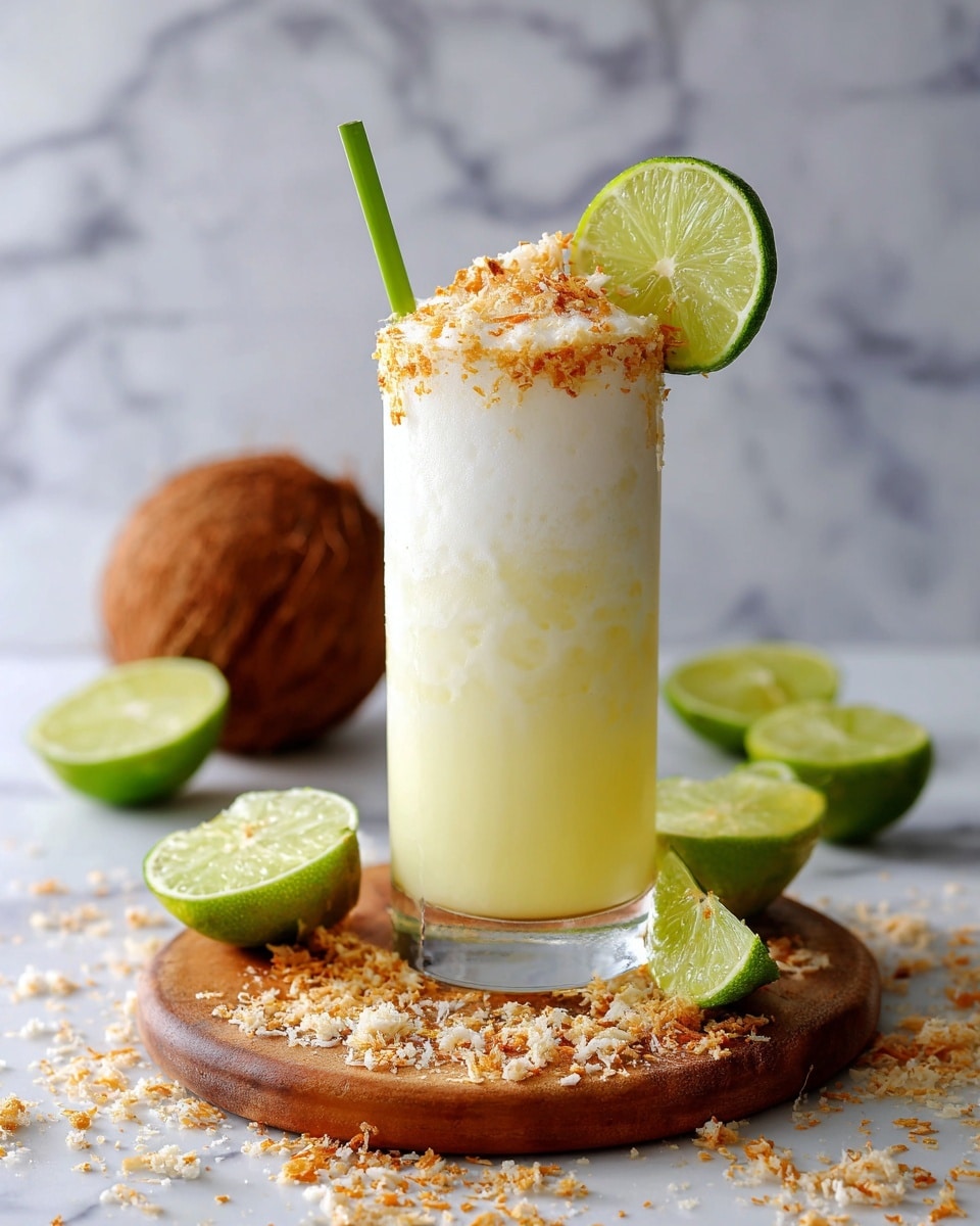 Coconut Lime Drink Recipe - Recipe Image