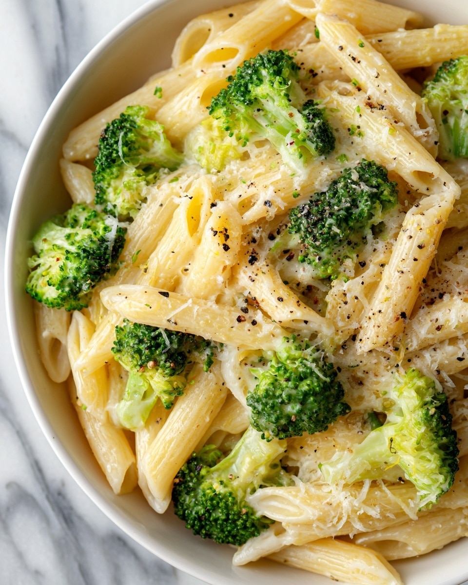 Quick Broccoli Pasta: Creamy & Cheesy Delight Recipe - Recipe Image