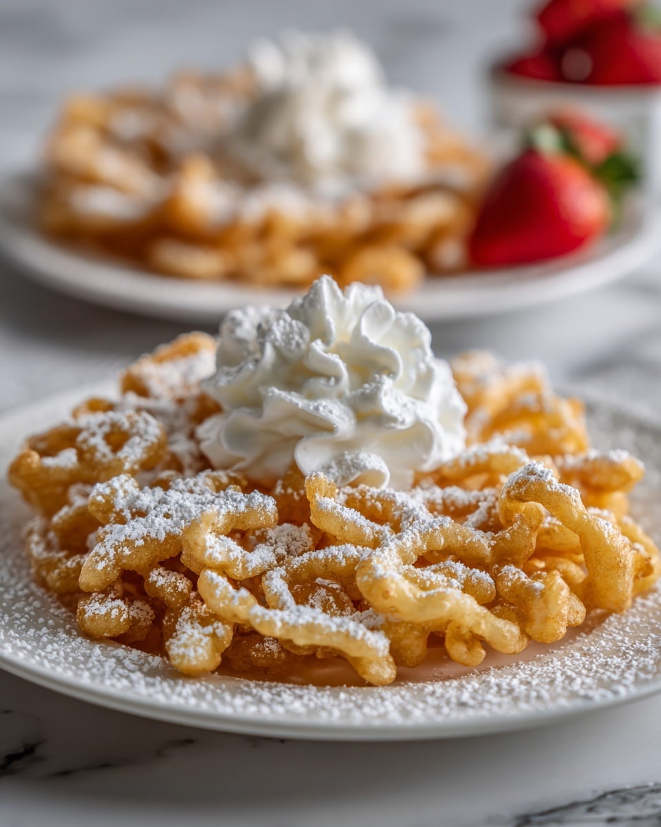 Sweet Whirlwind Fairground Funnel Cakes Recipe