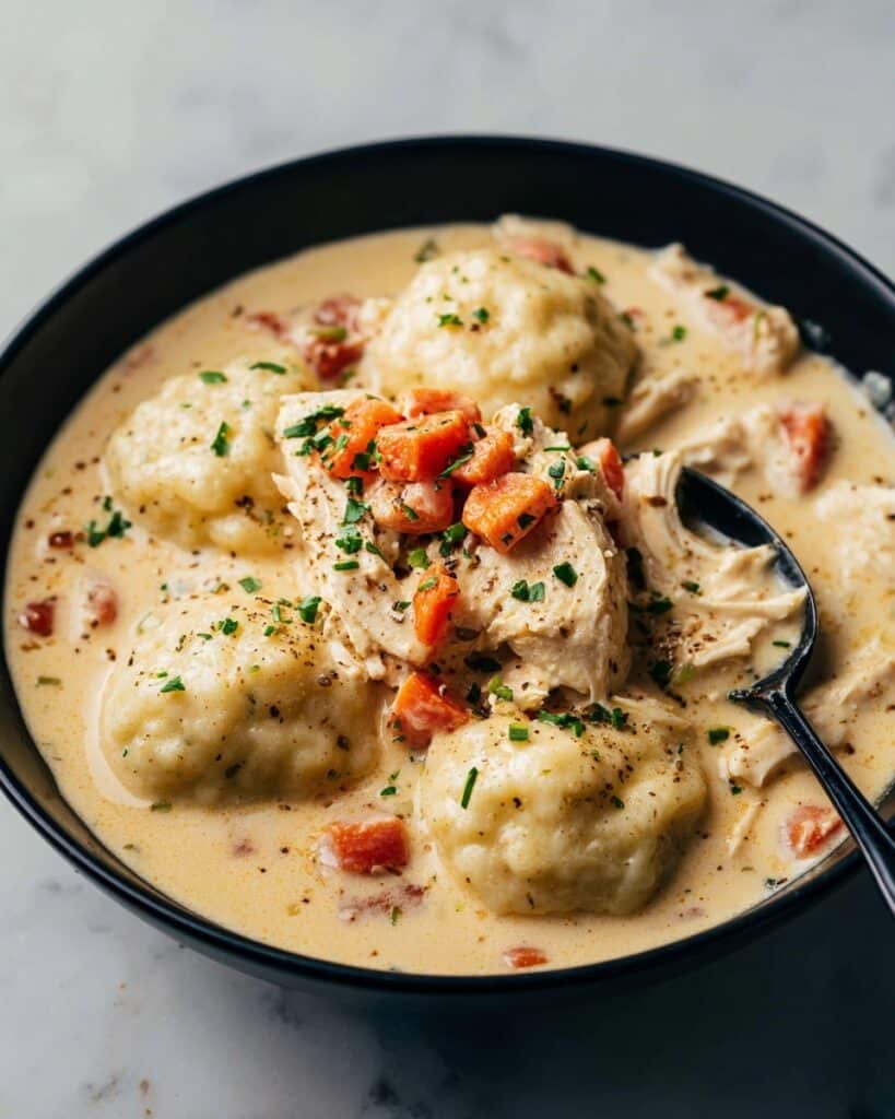 Slow Cooker Chicken and Dumplings Recipe