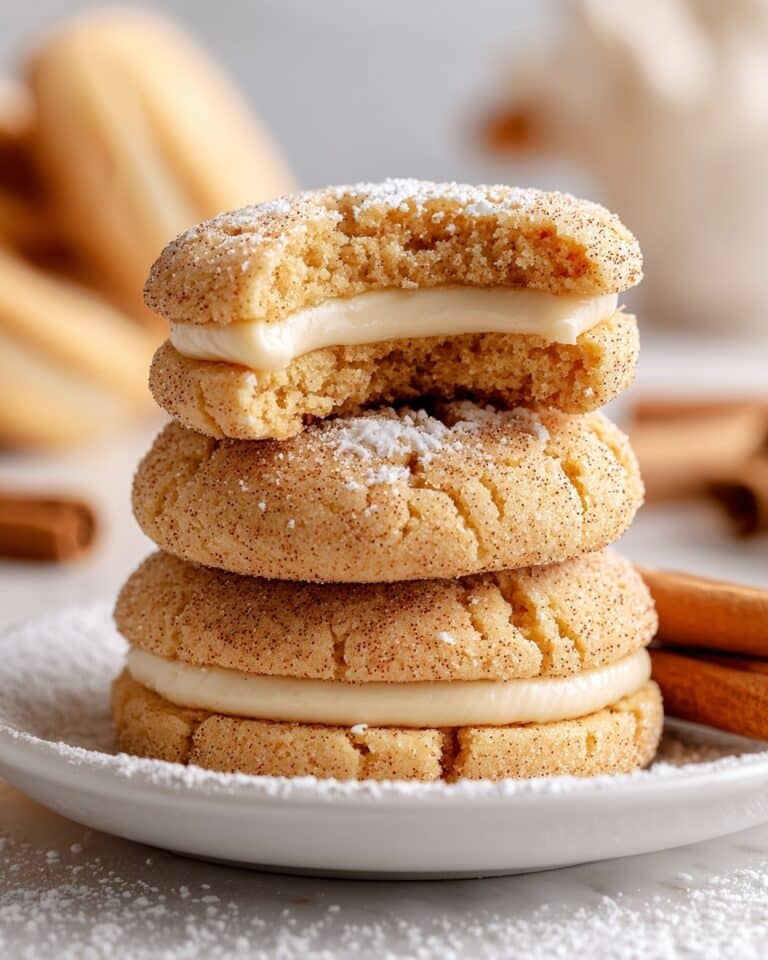 Cheesecake Stuffed Churro Cookies Recipe