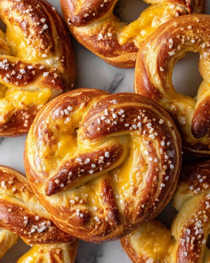 Cheese-Stuffed Pretzels Recipe