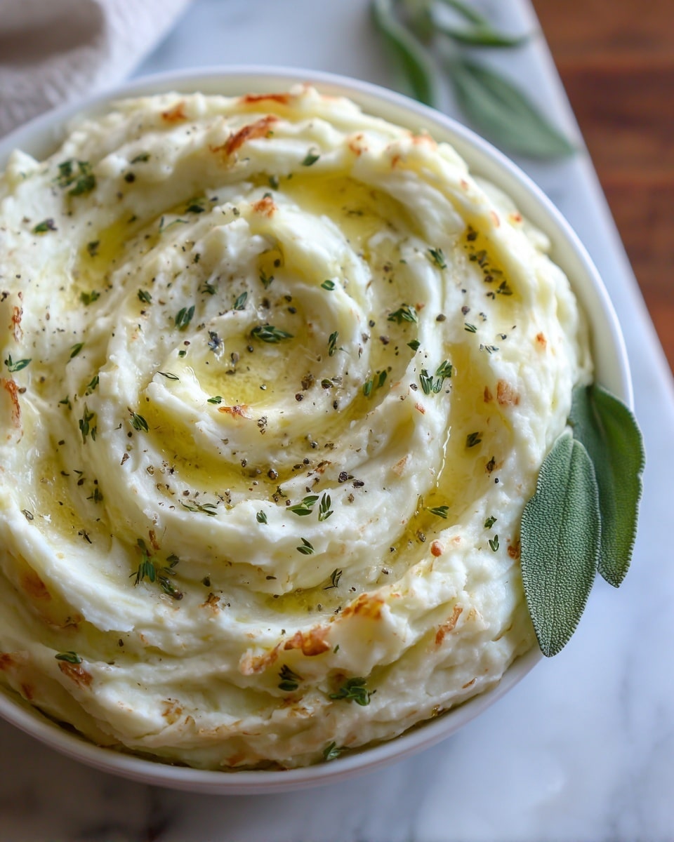 Manchego & Brown Butter Whipped Potatoes Recipe