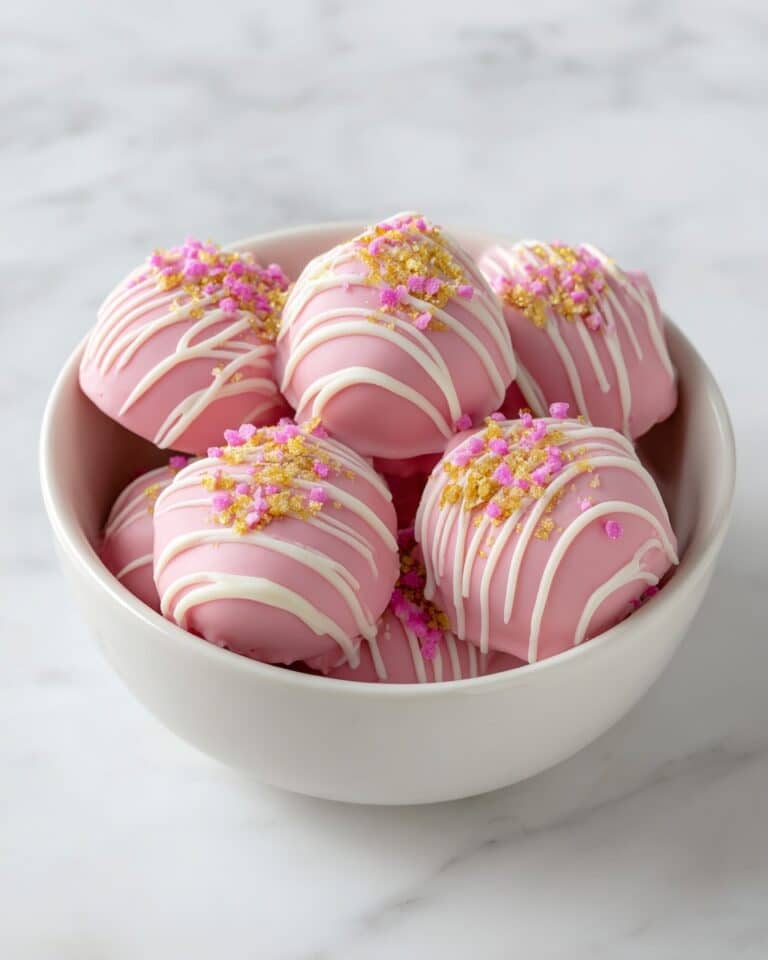 Strawberry Cheesecake Truffle Balls Recipe
