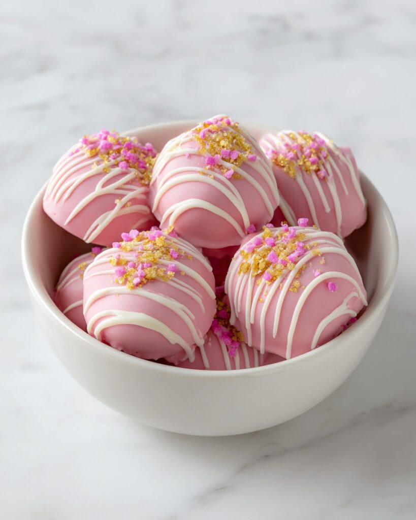 Strawberry Cheesecake Truffle Balls Recipe