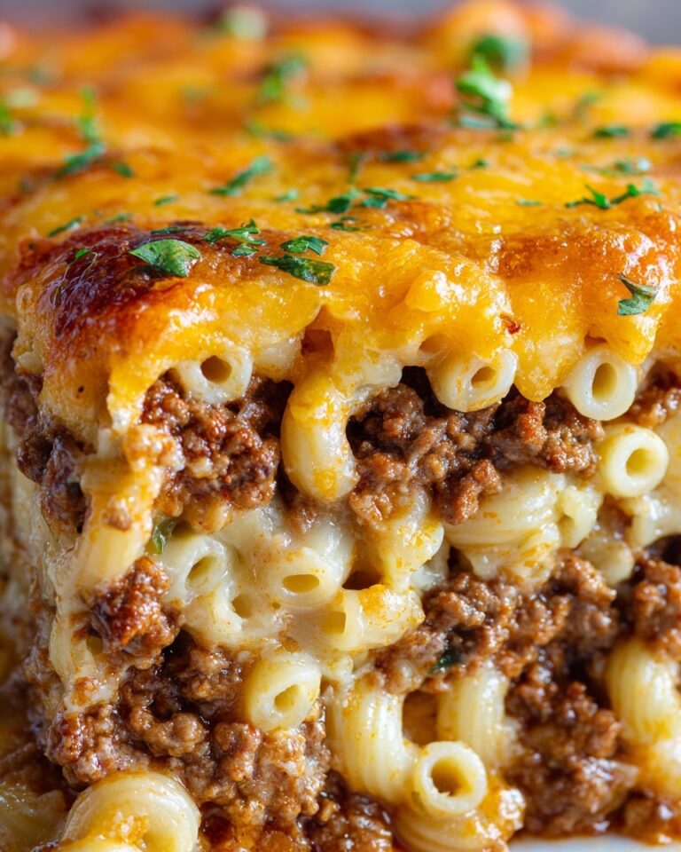 Mac ‘n’ Cheese-Stuffed Meatloaf Recipe