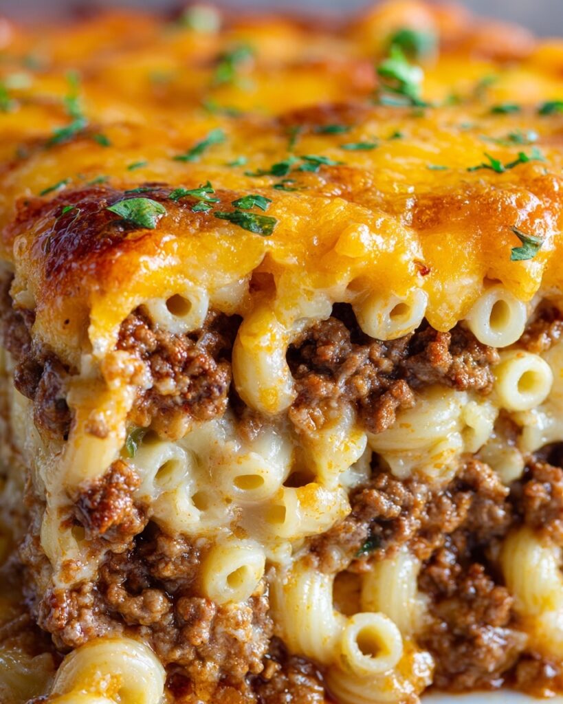 Mac ‘n’ Cheese-Stuffed Meatloaf Recipe