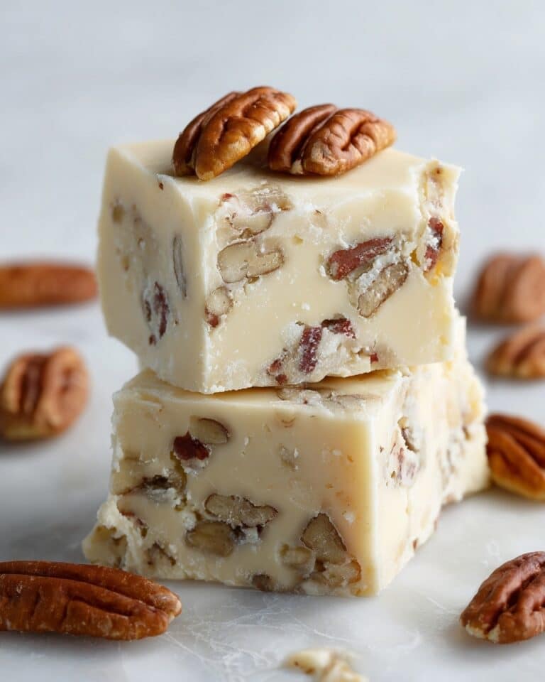 White Chocolate Caramel Pecan Fudge Recipe